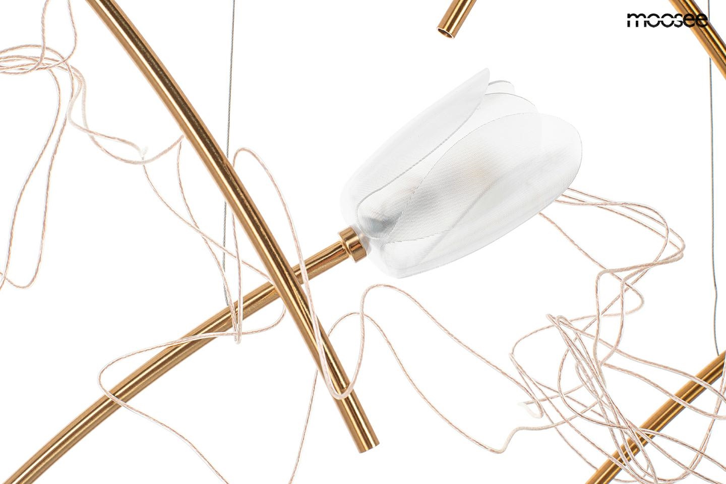 MOOSEE lampa wisząca TULIPPE 14 LINE złota - obrazek 5