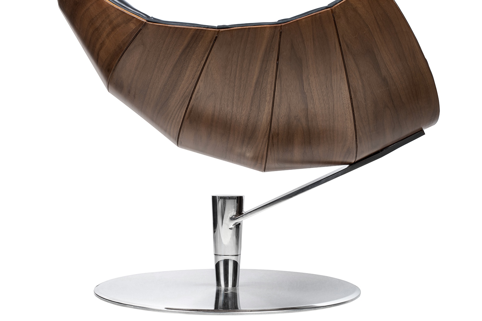 Fotel HOMMER z podnóżkiem czarny - obrazek 10