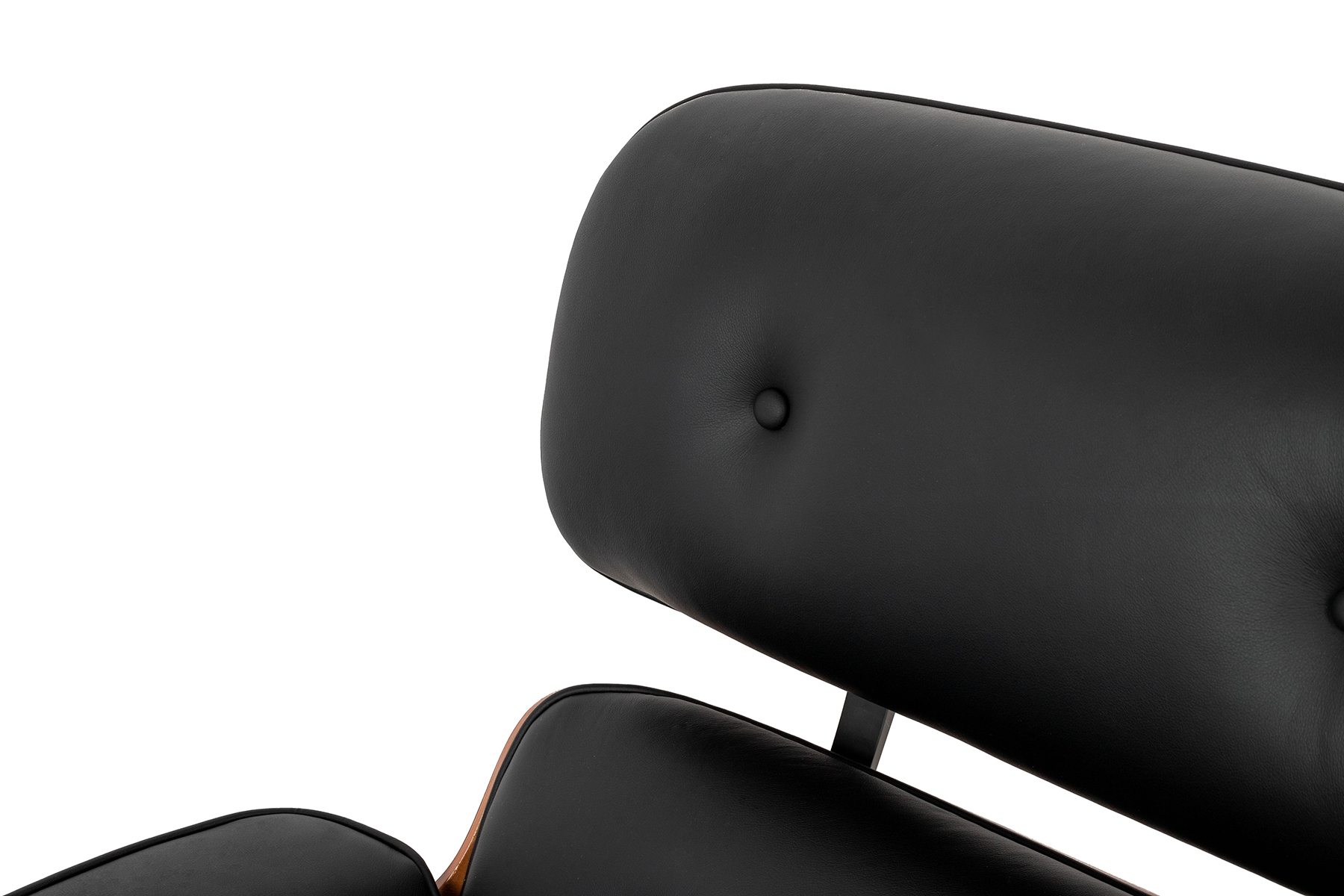 Fotel LOUNGE HM czarny / róża z podnóżkiem - obrazek 13