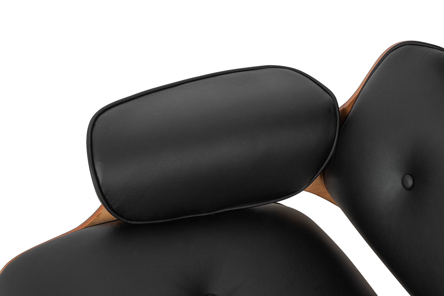 Fotel LOUNGE HM czarny / róża z podnóżkiem - obrazek 14