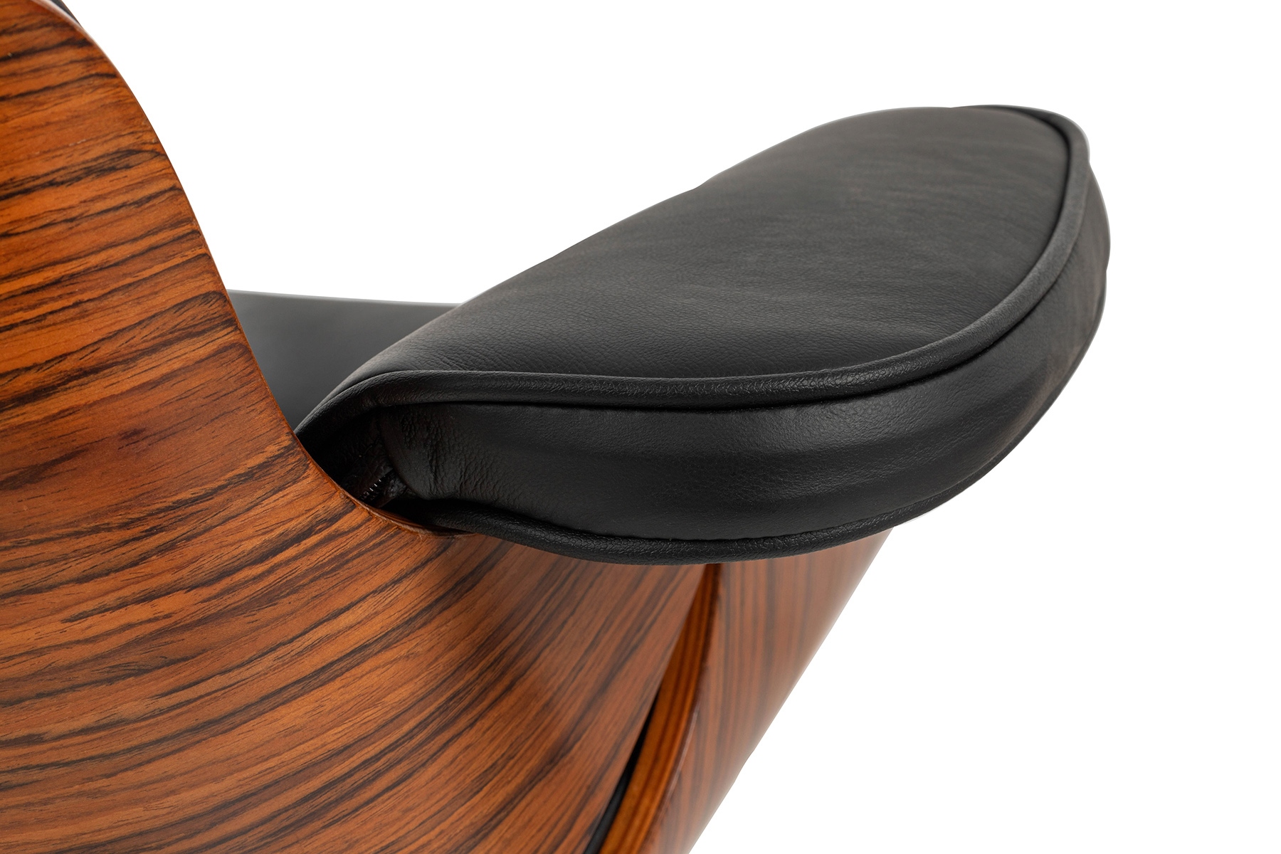 Fotel LOUNGE HM czarny / róża z podnóżkiem - obrazek 16