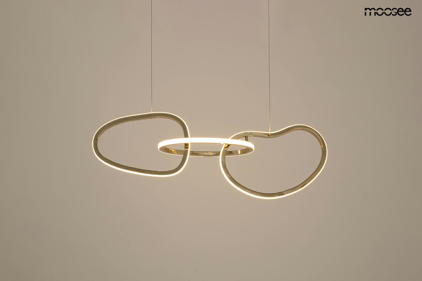 MOOSEE lampa wisząca JAZZ 3 złota - obrazek 3