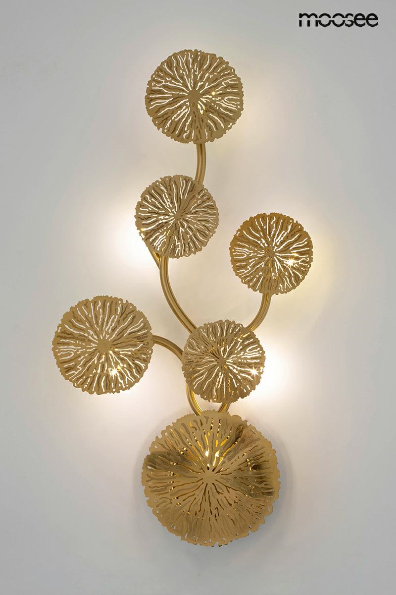 MOOSEE lampa ścienna LIRIO 6 złota - obrazek 3
