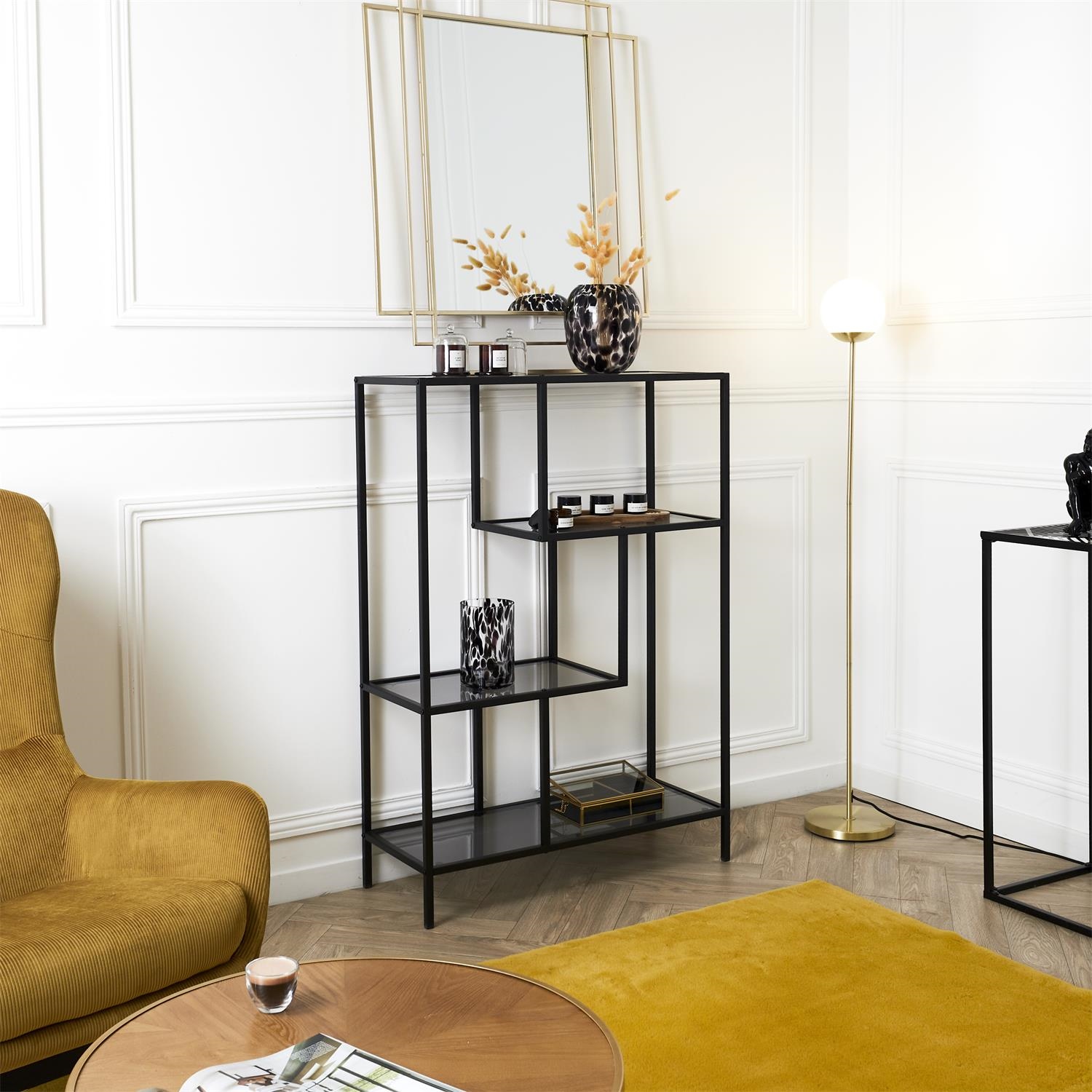 Regał Edison czarny M - obrazek 5