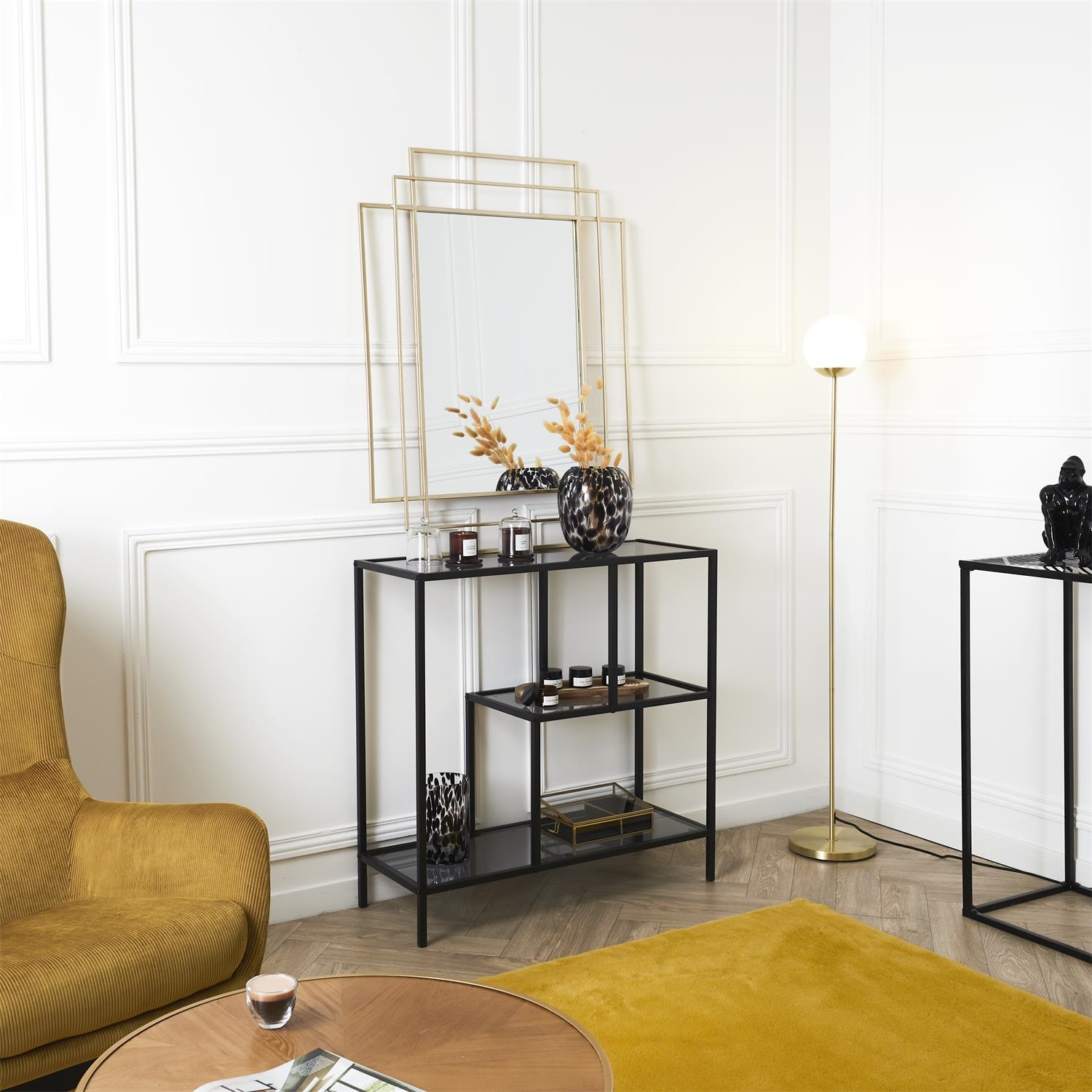 Regał Edison czarny M - obrazek 9