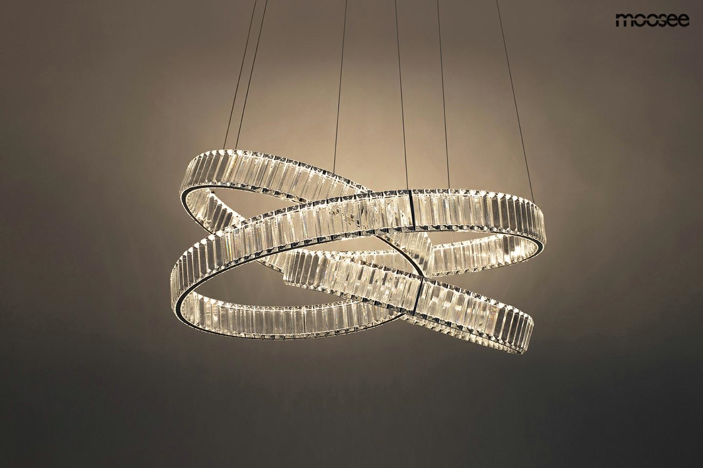 MOOSEE lampa wisząca WAVE 80 chrom - obrazek 3