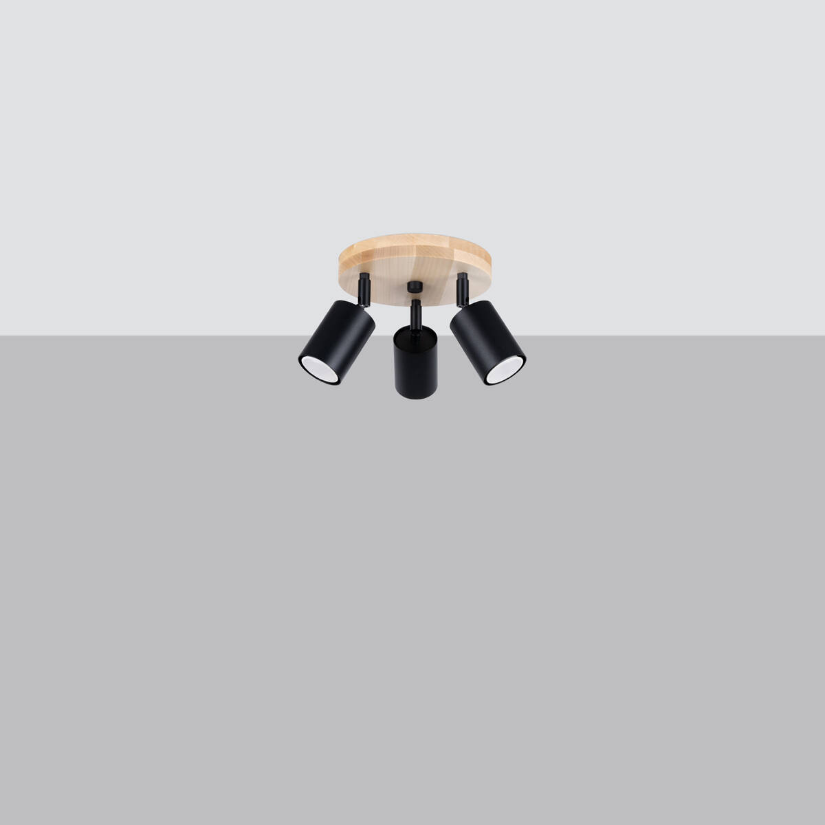 Plafon VERDO 3P czarny - obrazek 3