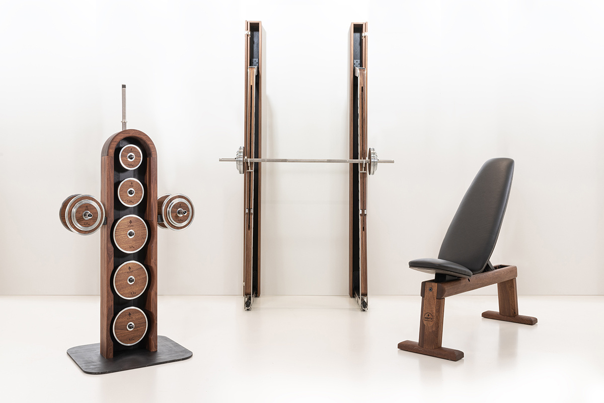 Stojak treningowy NOHRD SquatRack Classic Orzech - obrazek 6