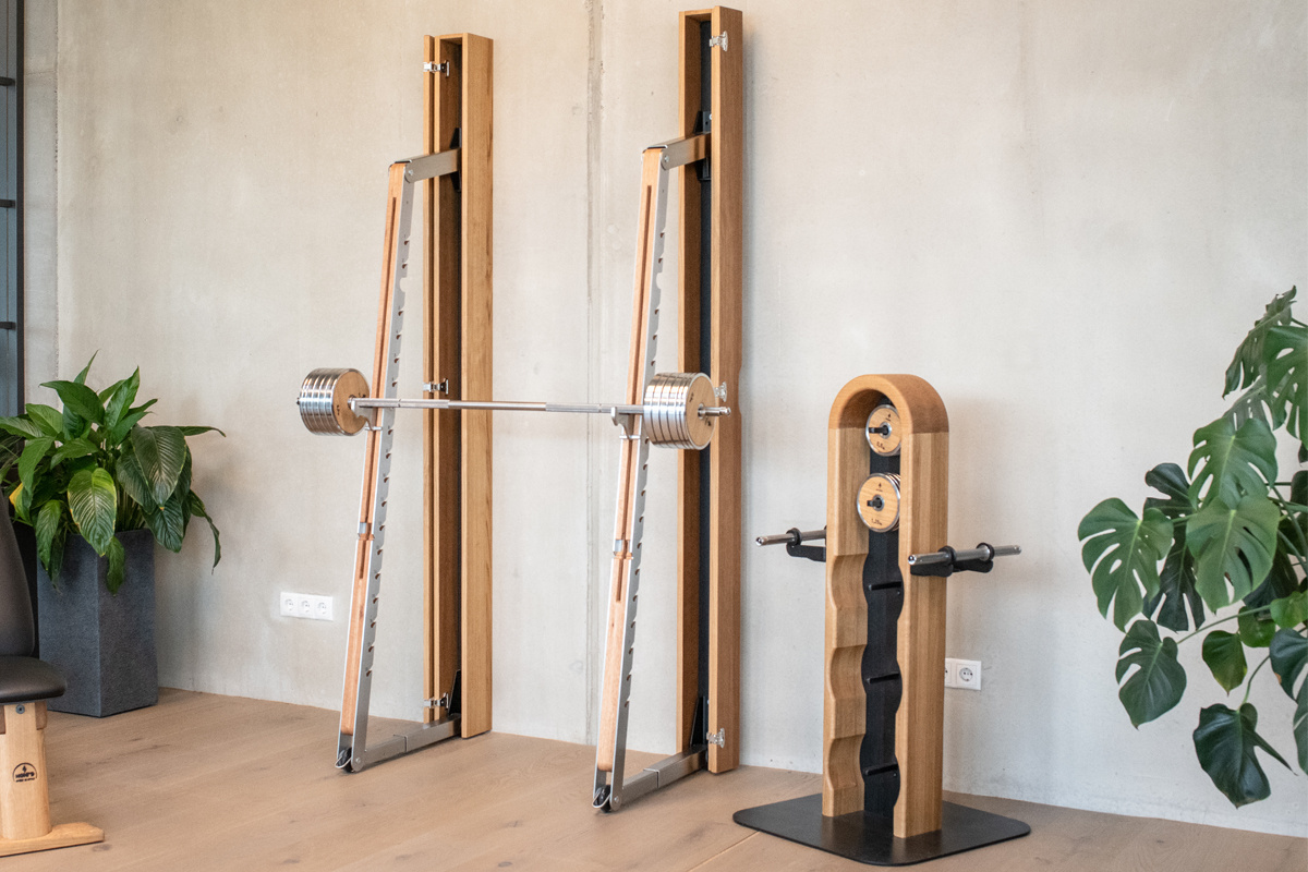 Stojak treningowy NOHRD SquatRack Classic Orzech - obrazek 8