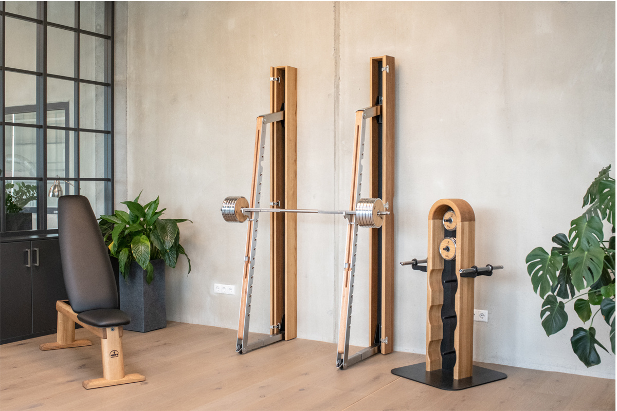 Stojak treningowy NOHRD SquatRack Classic Orzech - obrazek 11