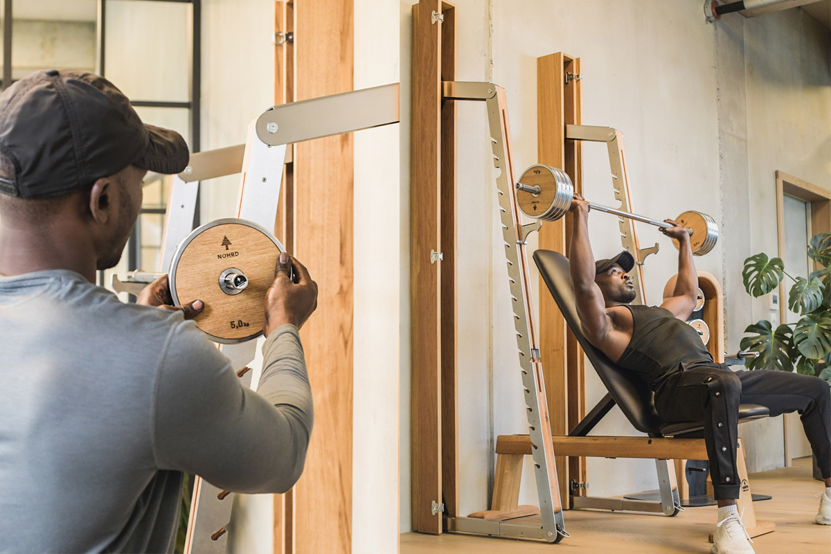 Stojak treningowy NOHRD SquatRack Classic Orzech - obrazek 13