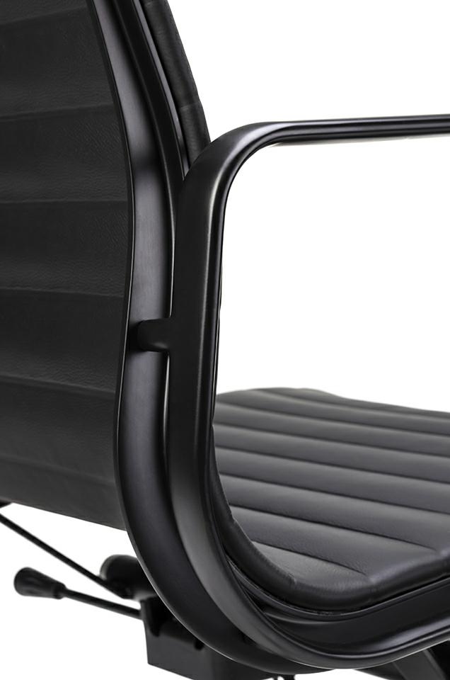 Fotel biurowy AERON PRESTIGE PLUS czarny - skóra naturalna, aluminium - obrazek 5