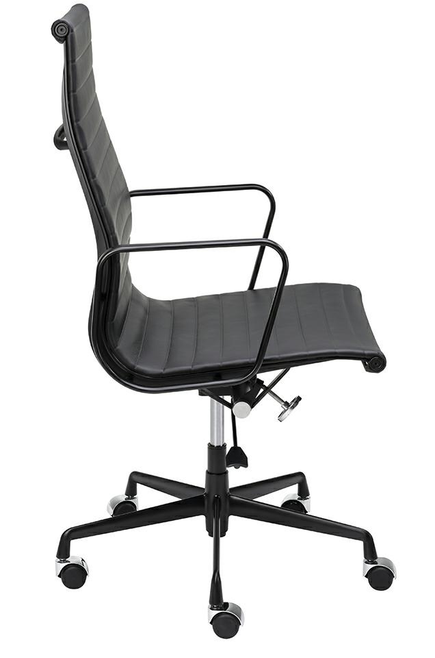 Fotel biurowy AERON PRESTIGE PLUS czarny - skóra naturalna, aluminium - obrazek 11