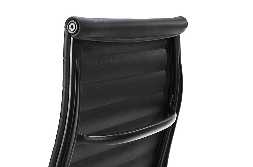 Fotel biurowy AERON PRESTIGE PLUS czarny - skóra naturalna, aluminium - obrazek 14