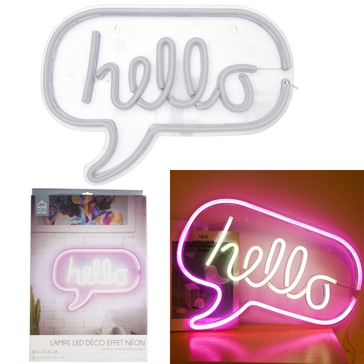 Lampa HELLO Neon LED - obrazek 3