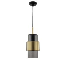 Lampa wisząca Miele dymna 1xE27