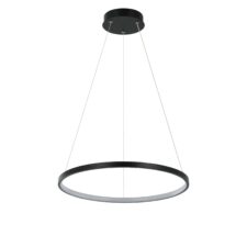 Lampa wisząca Ring 40 cm czarna LED