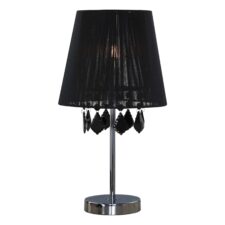 Lampa stołowa Mona czarna 1xE14