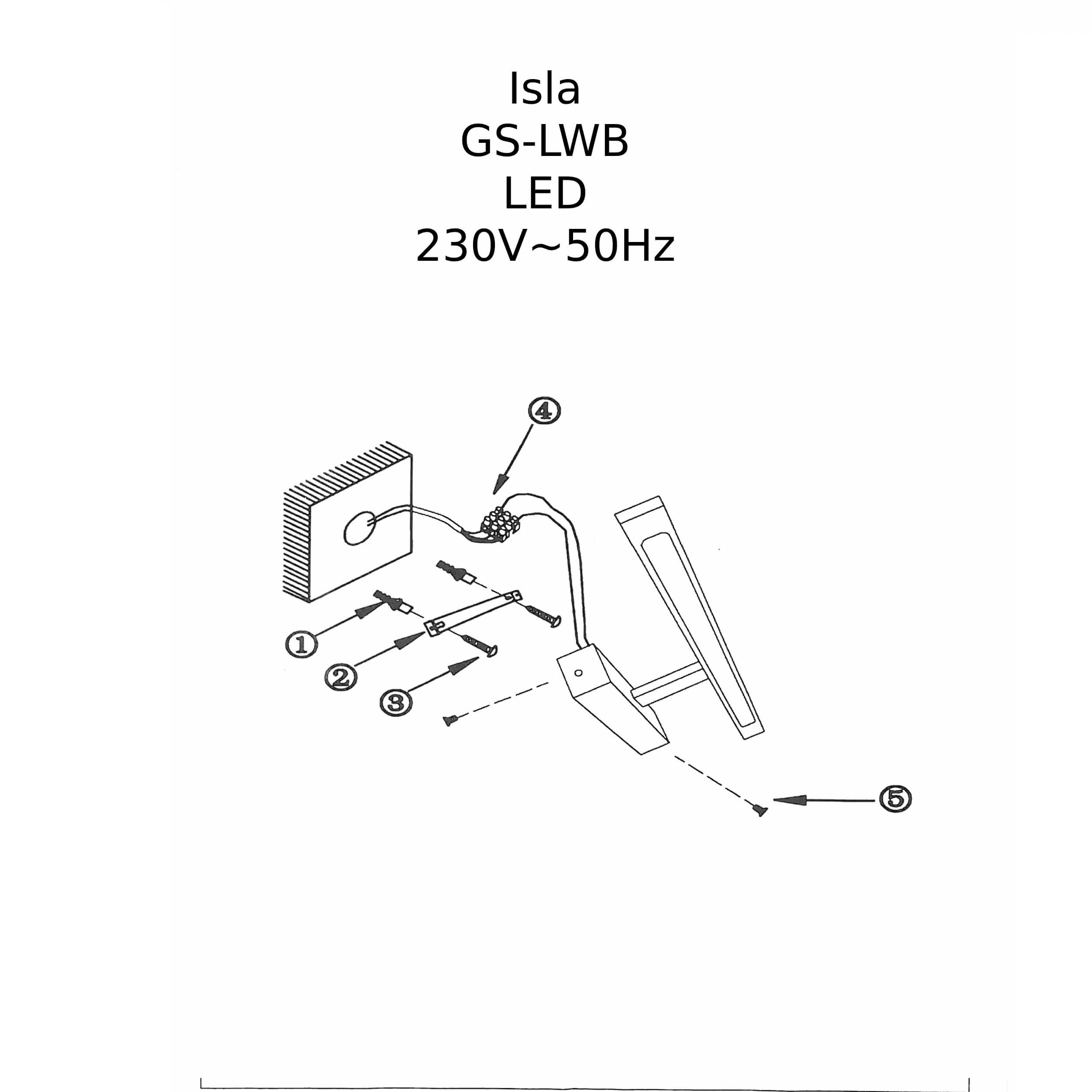 Isla kinkiet złoty duży z IP44 3000K - obrazek 5