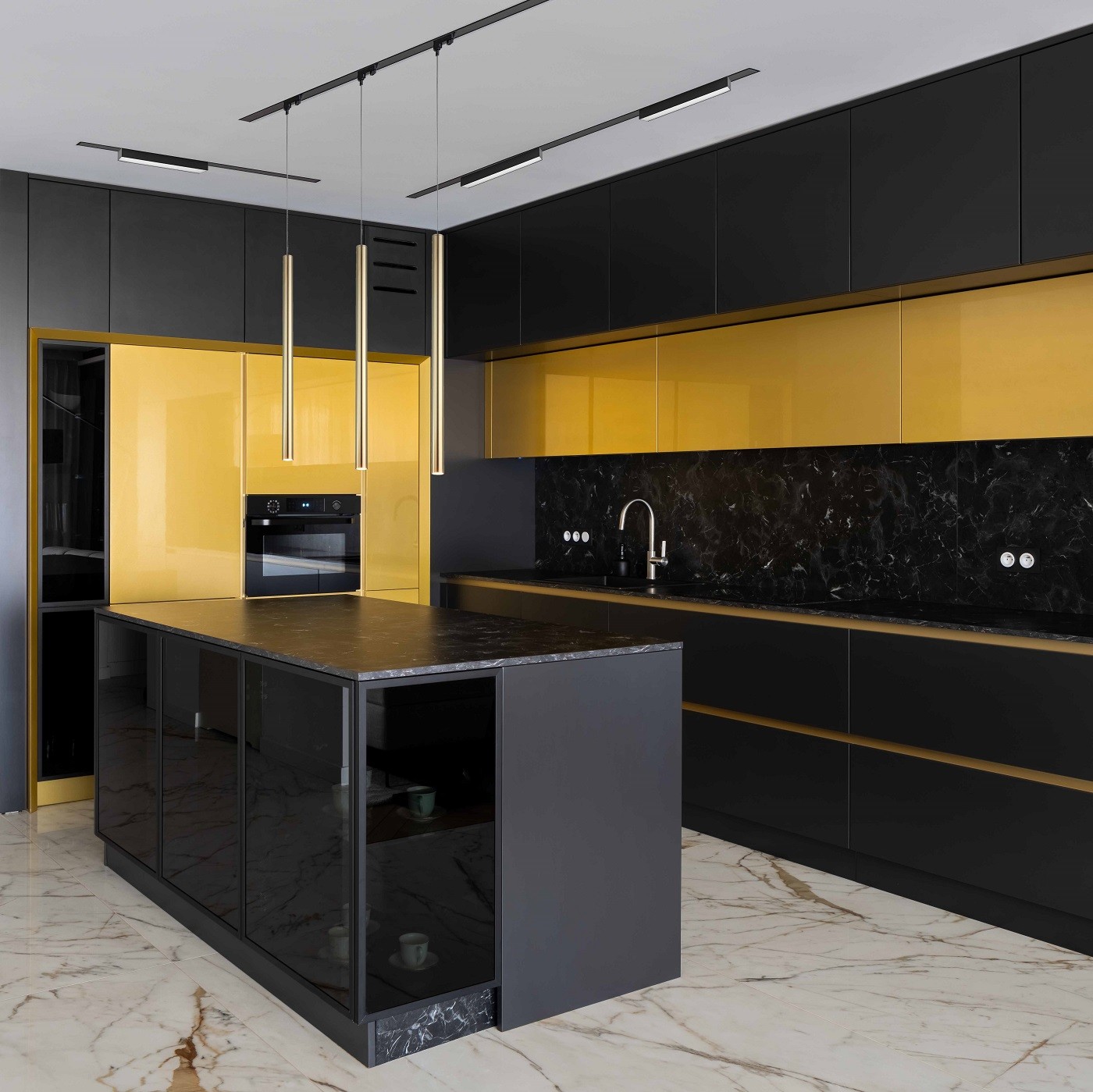 Reflektor do szynoprzewodów Moon 3F czarny LED 4000K - obrazek 3