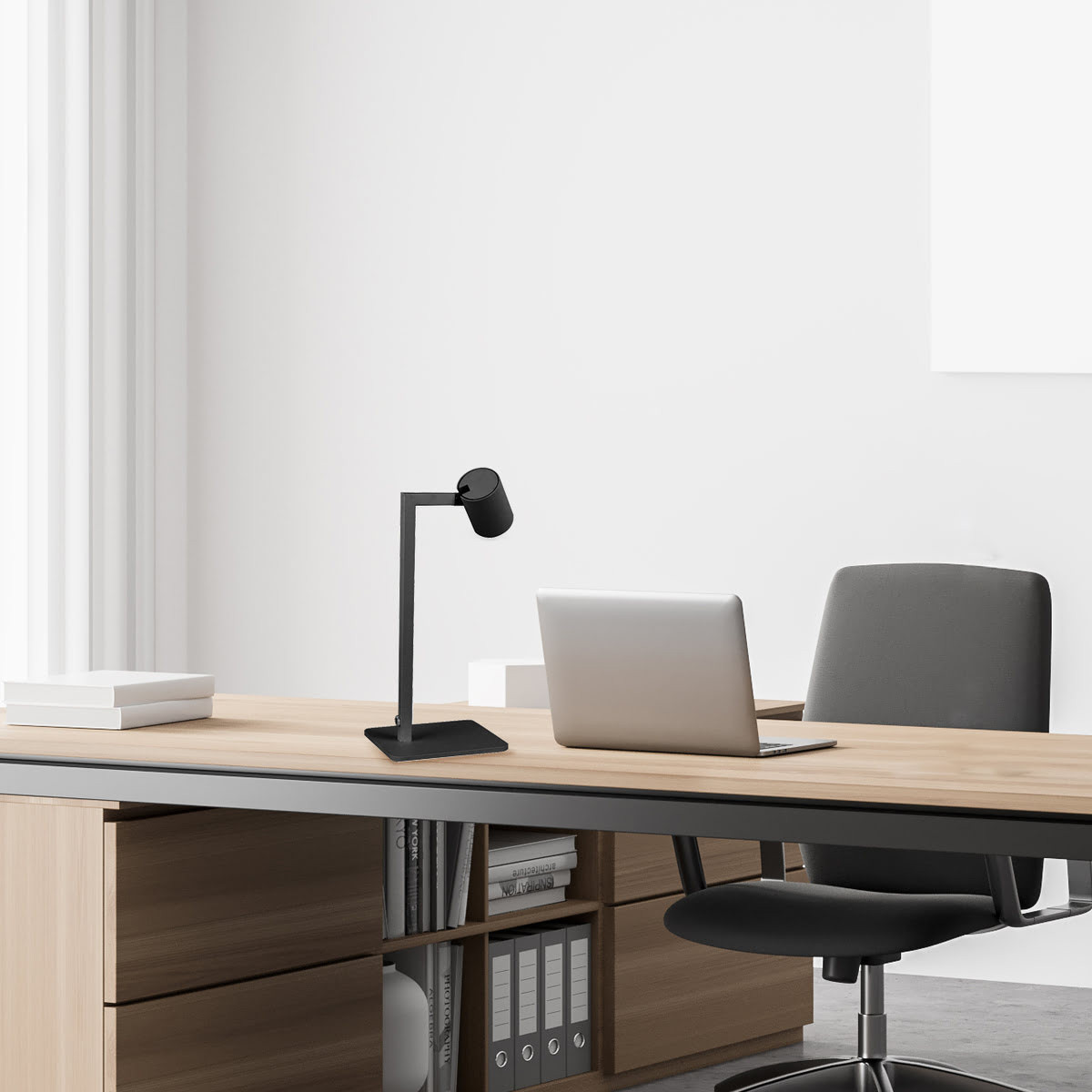 Lampa biurkowa Snow czarna 1xGU10 - obrazek 3