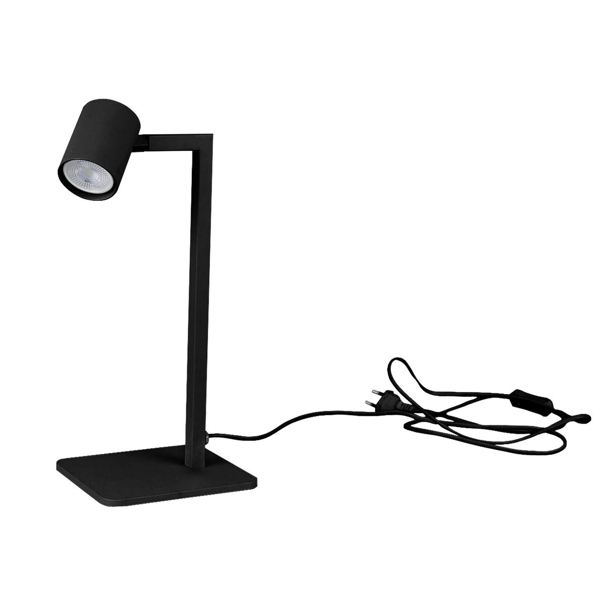 Lampa biurkowa Snow czarna 1xGU10 - obrazek 4