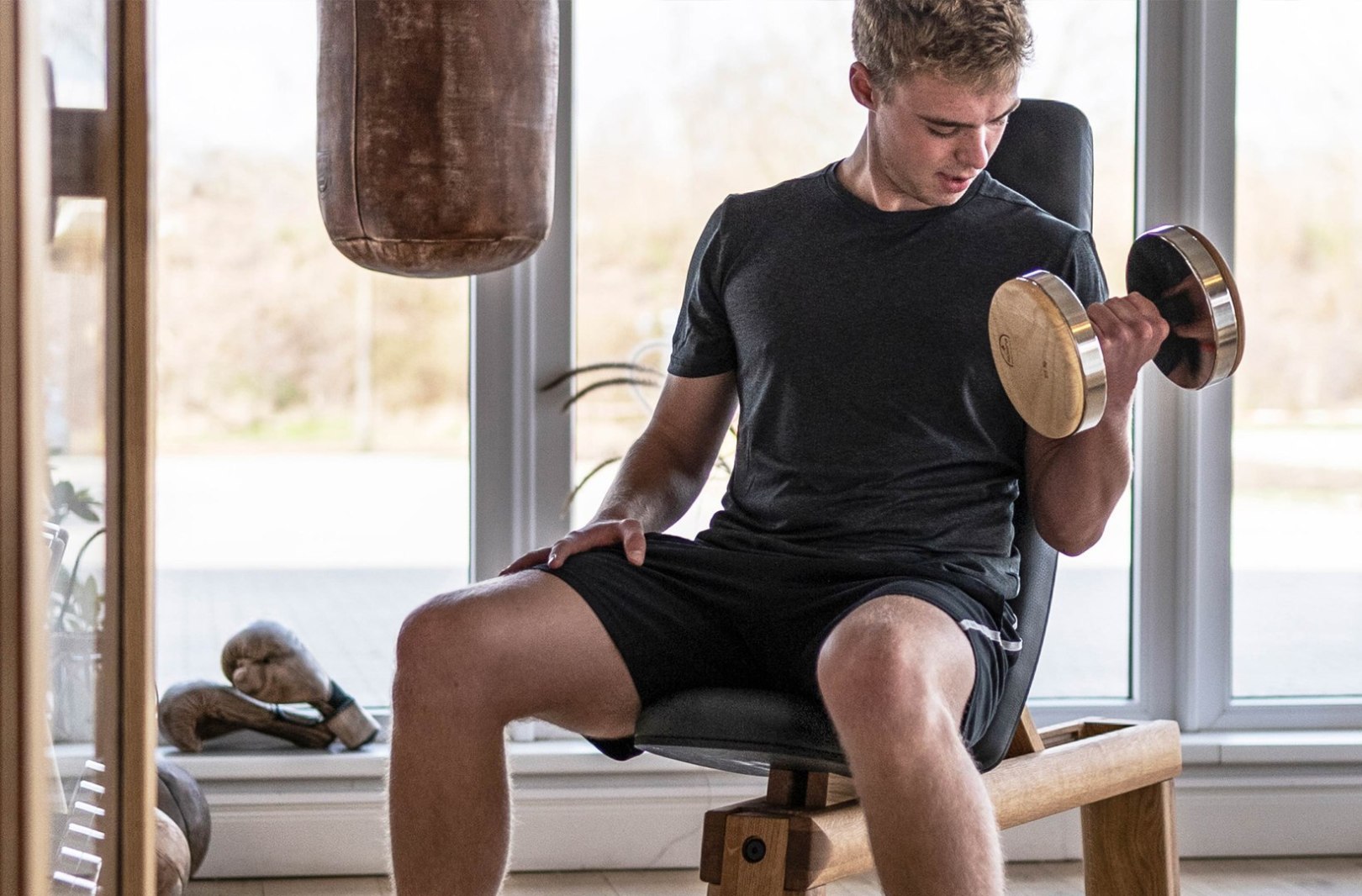 Ławka do wyciskania NOHRD Bench Press Oak Vintage - obrazek 3