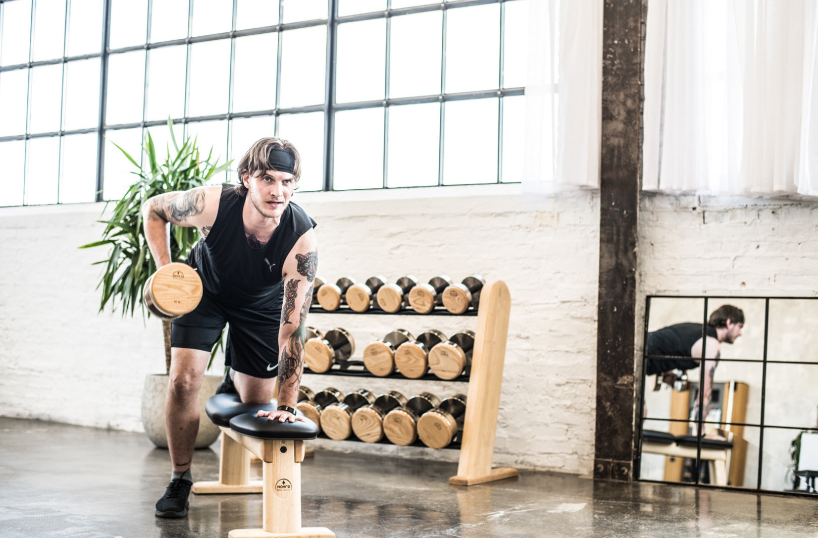 Hantle NOHRD DumbBell Oak Vintage - obrazek 10