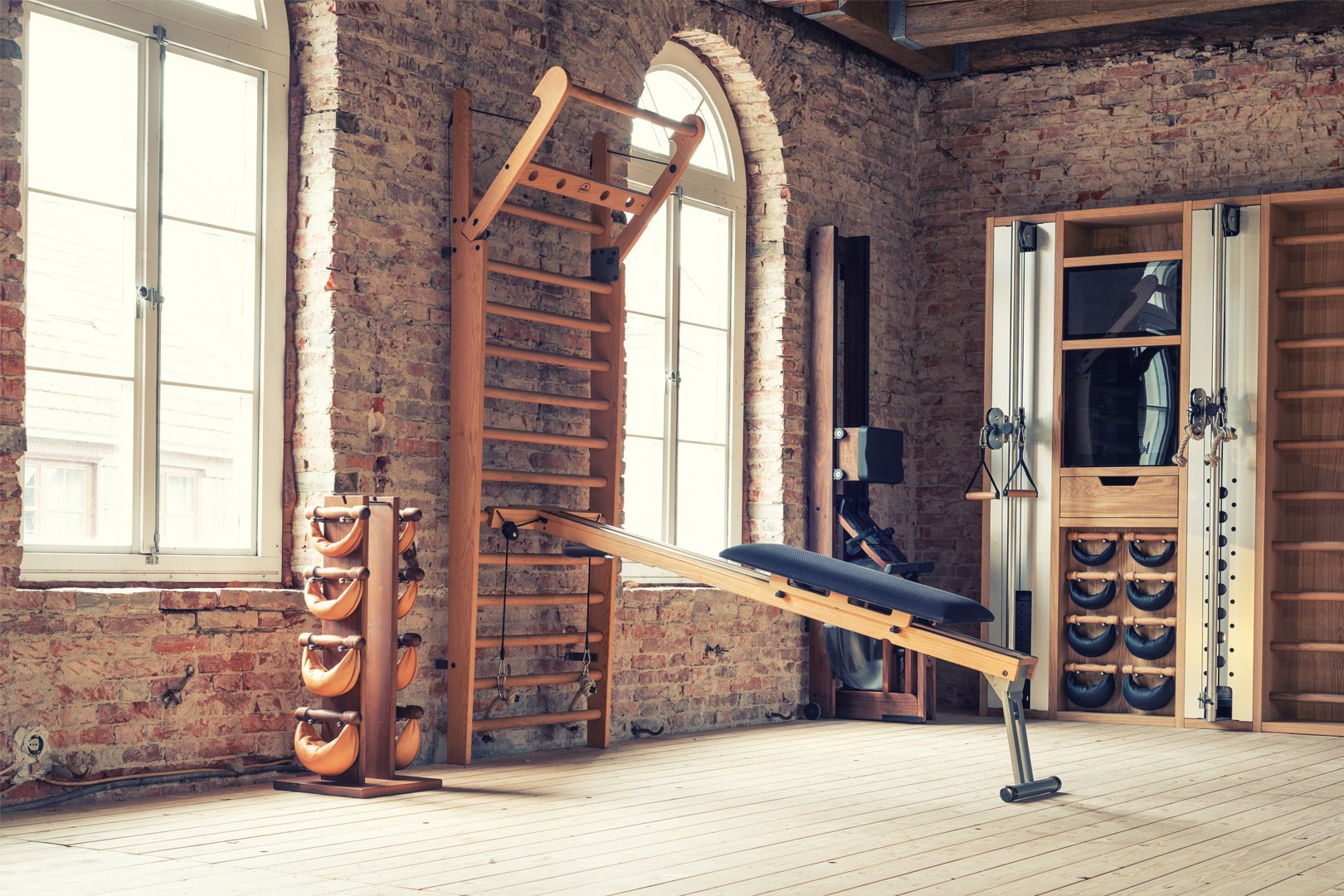 Ławka do ćwiczeń NOHRD CombiTrainer do WallBars Oak Vintage - obrazek 5