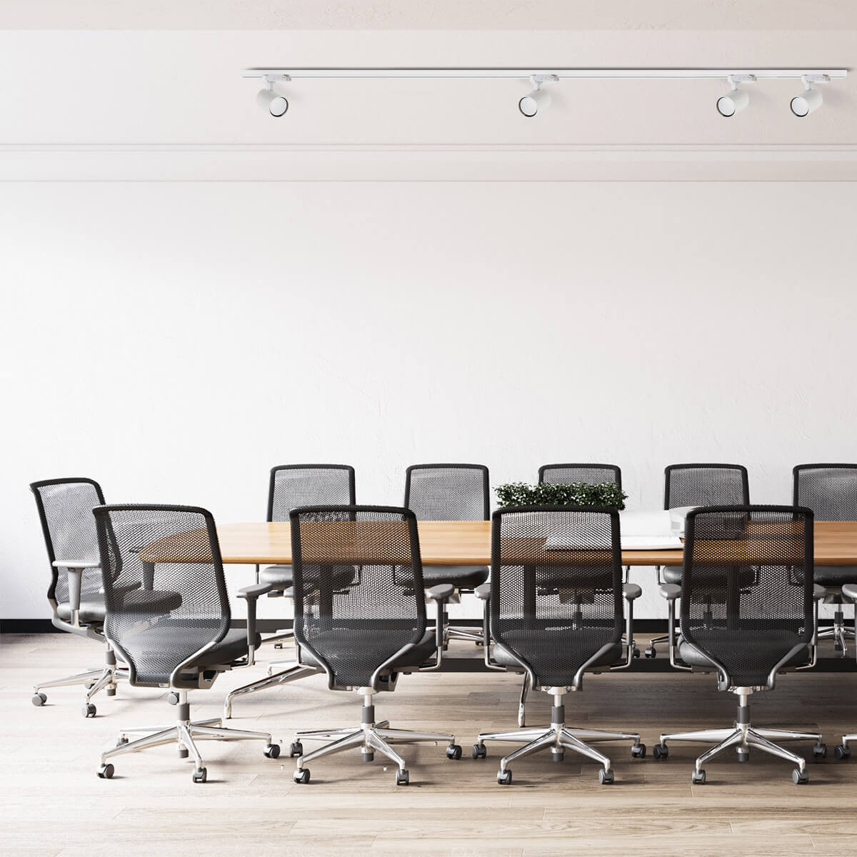 Zestaw oświetlenia szynowego Snow SET 3F biały 4xGU10 - obrazek 4