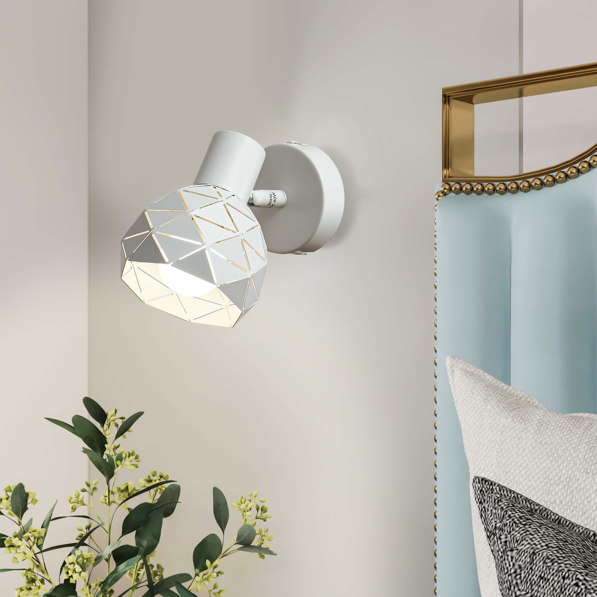 Reflektor Reus biały 1xE14 - obrazek 3