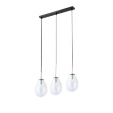 Lampa wisząca Fondi czarna 3xE14