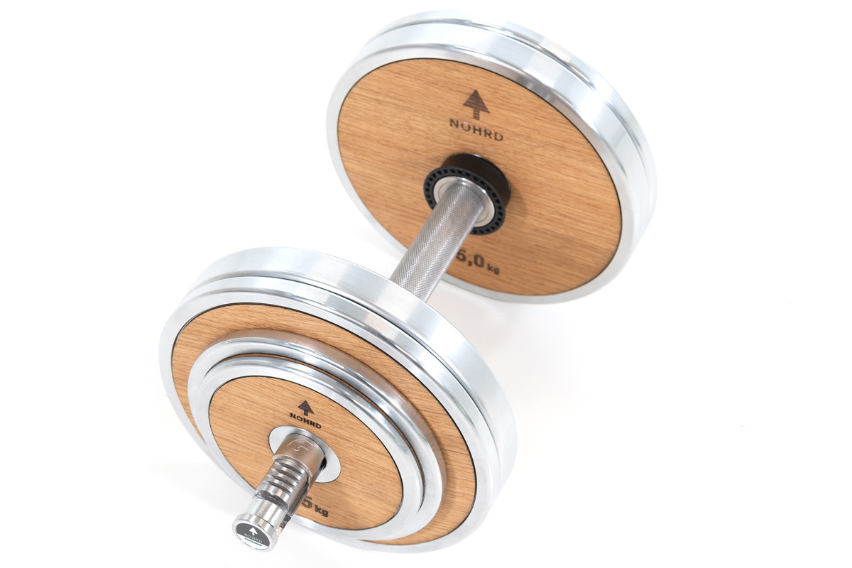 Obciążenie NOHRD WeightPlate 5kg x2 Classic Orzech - obrazek 9