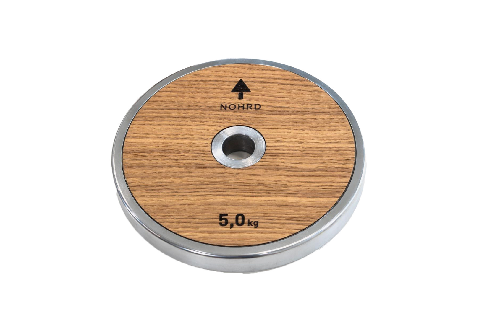 Obciążenie NOHRD WeightPlate 5kg x2 Oak Dąb