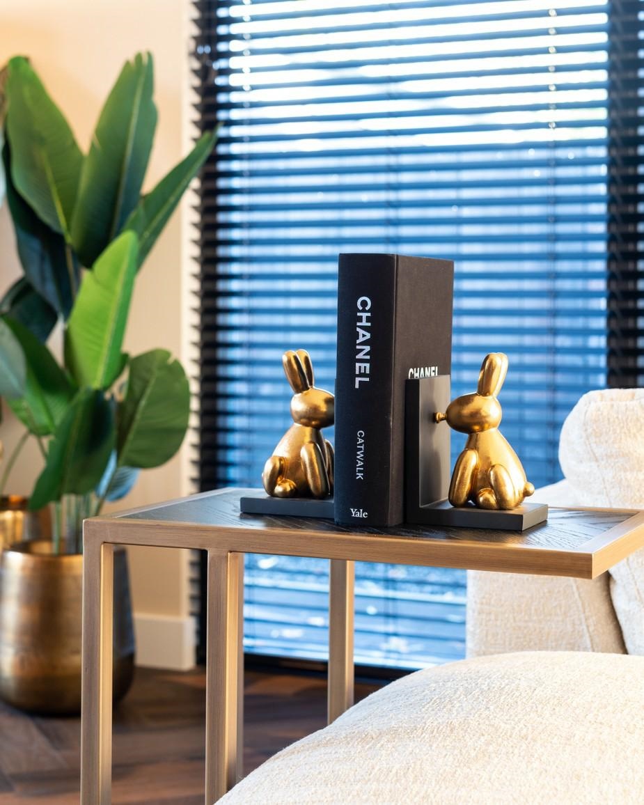 RICHMOND stolik boczny BLACKBONE BRASS - obrazek 6