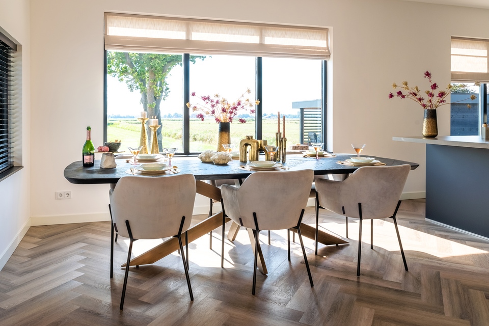 RICHMOND krzesło FAY welurowe - trudnopalne - obrazek 9