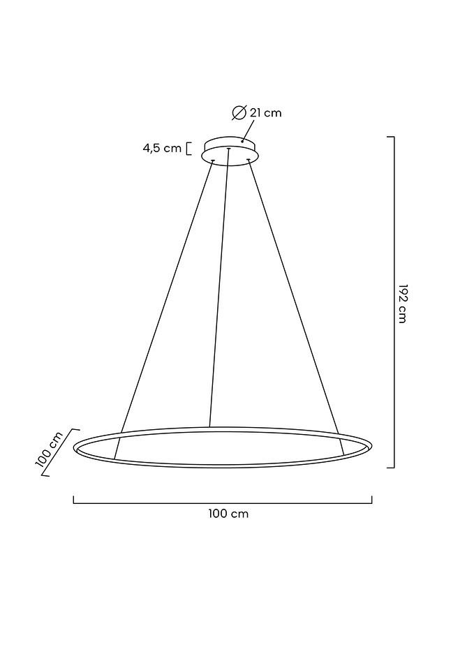 MOOSEE lampa wisząca RING SLIM 100 złota - obrazek 10