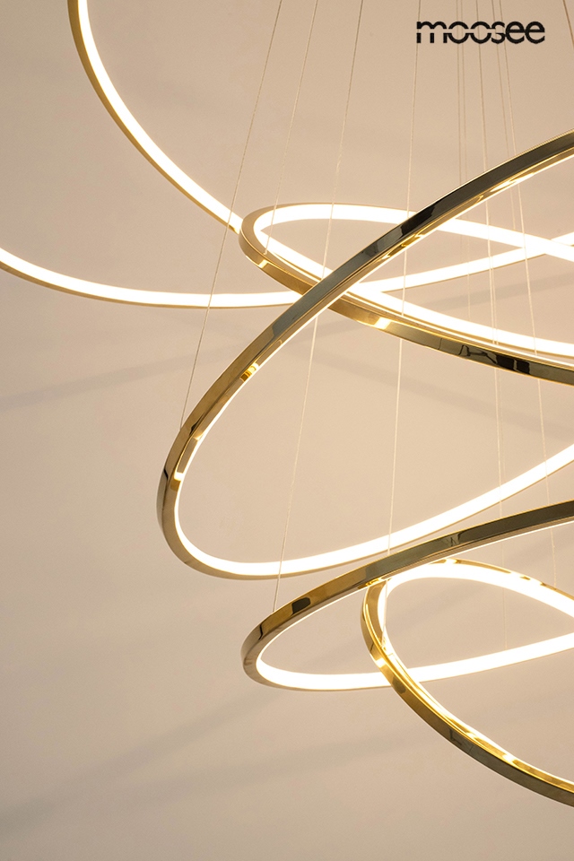 MOOSEE lampa wisząca RING SLIM XL złota - obrazek 10