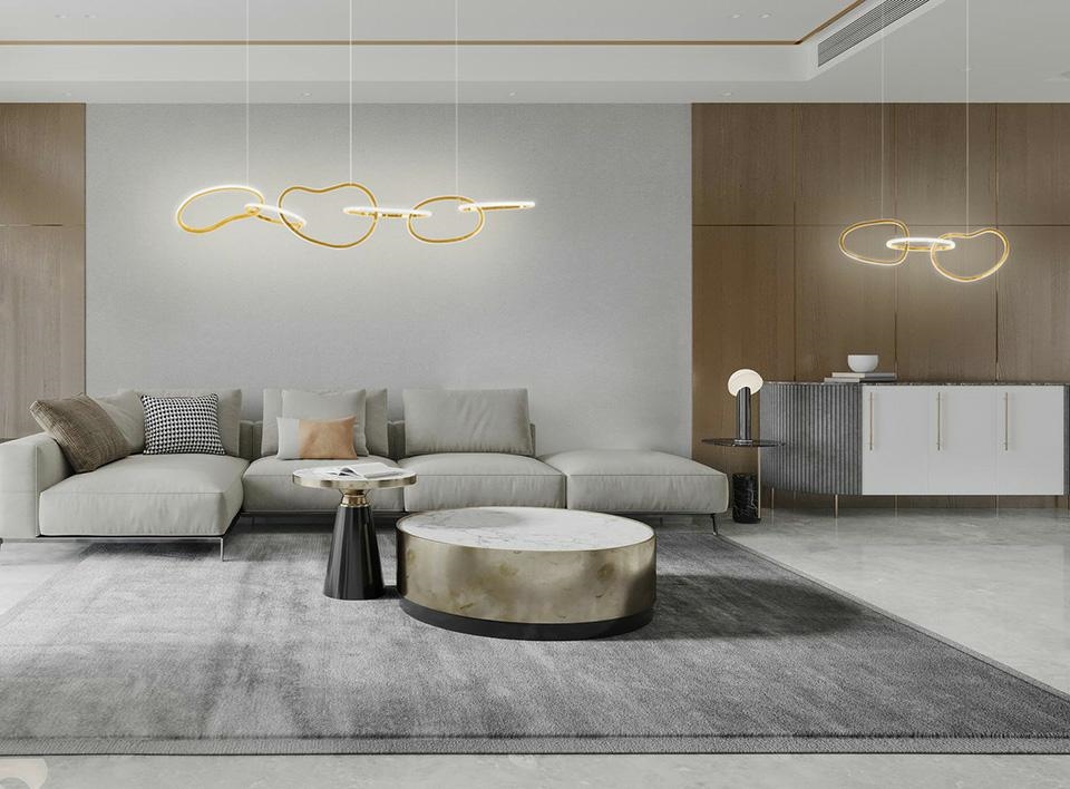 MOOSEE lampa wisząca JAZZ 3 złota - obrazek 12