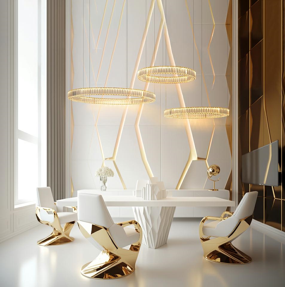 MOOSEE lampa wisząca LIBERTY 3B złota - obrazek 11