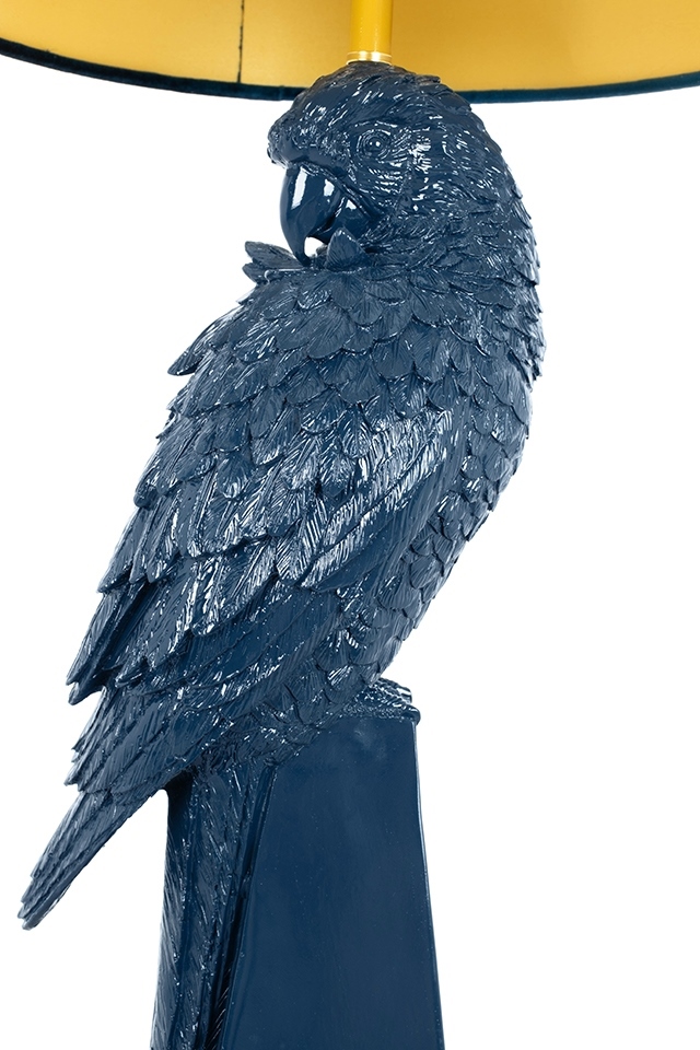 KARE lampa stołowa PARROT 84 cm niebieska - obrazek 8