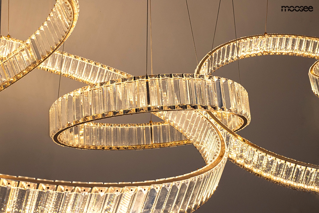 MOOSEE lampa wisząca LIBERTY LINE 8 złota - obrazek 4