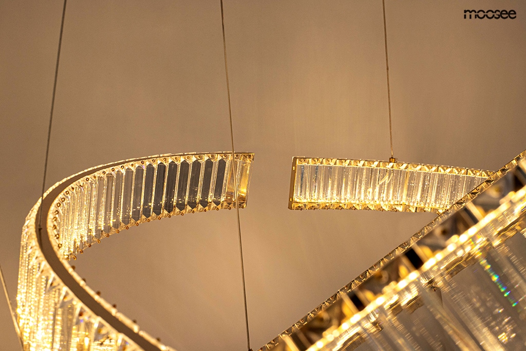 MOOSEE lampa wisząca LIBERTY LINE 8 złota - obrazek 6