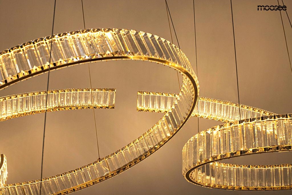 MOOSEE lampa wisząca LIBERTY LINE 8 złota - obrazek 7