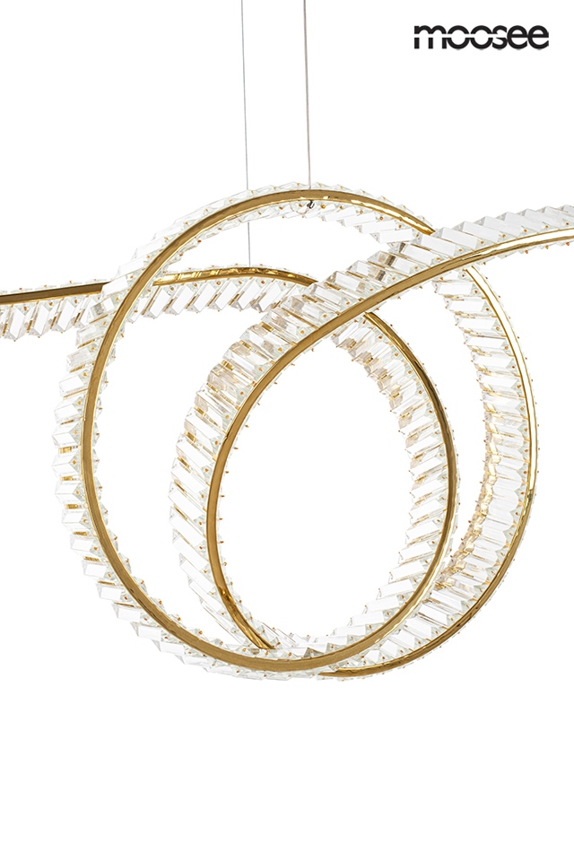 MOOSEE lampa wisząca WAVE 120 złota - obrazek 4