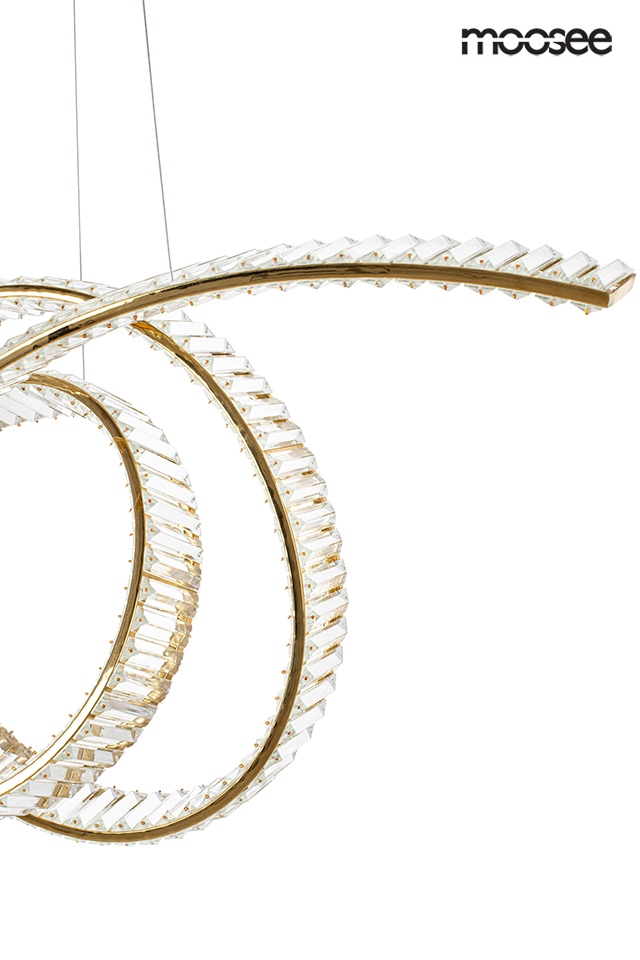 MOOSEE lampa wisząca WAVE 120 złota - obrazek 5