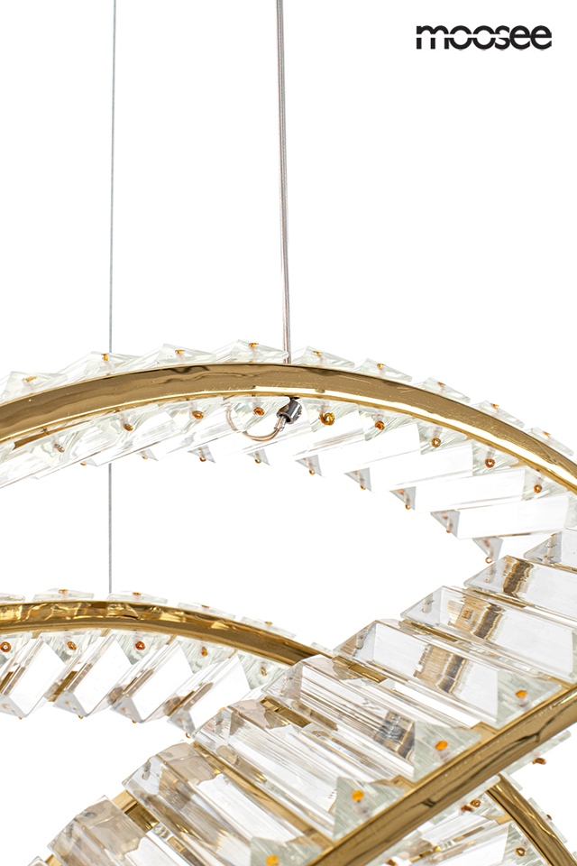 MOOSEE lampa wisząca WAVE 120 złota - obrazek 6