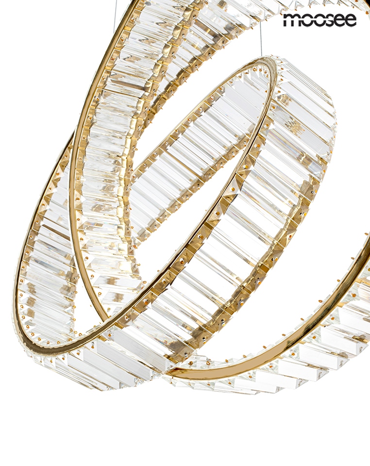 MOOSEE lampa wisząca WAVE 120 złota - obrazek 10