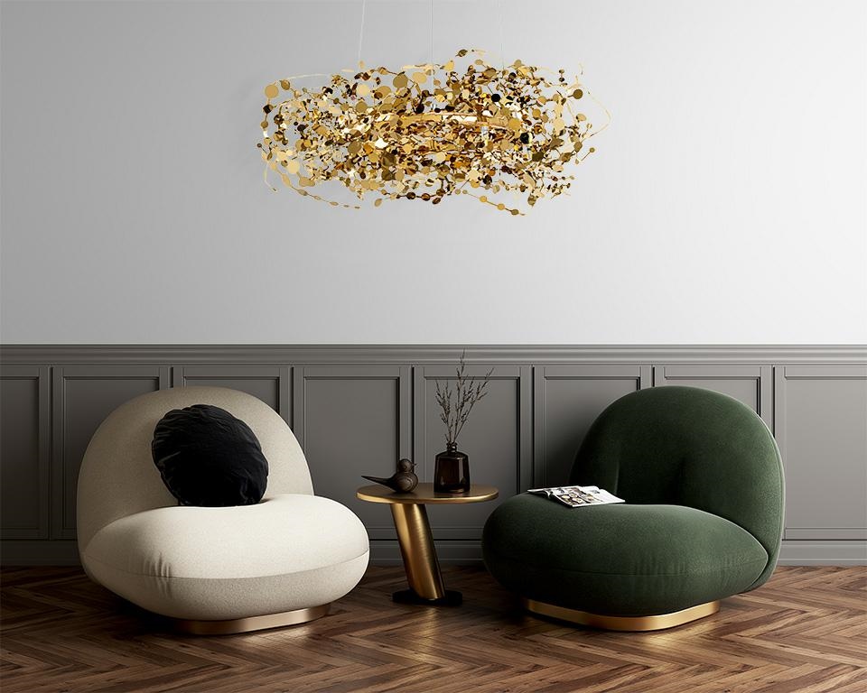 MOOSEE lampa wisząca MONETE 80 złota - obrazek 10