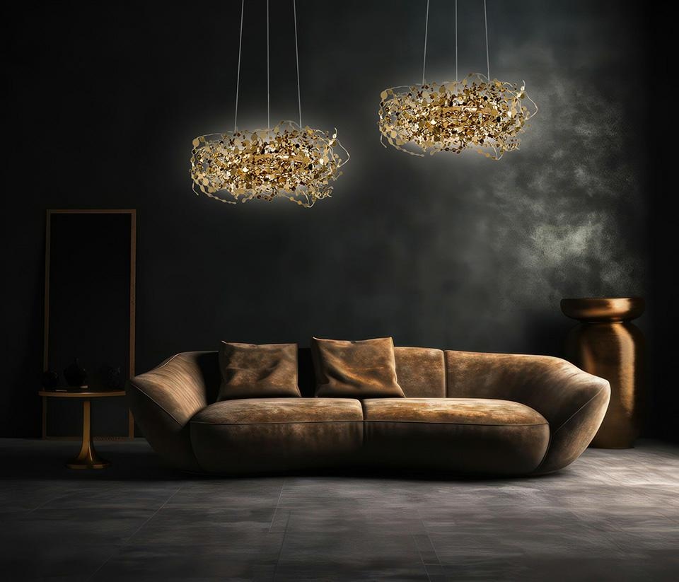MOOSEE lampa wisząca MONETE 80 złota - obrazek 11